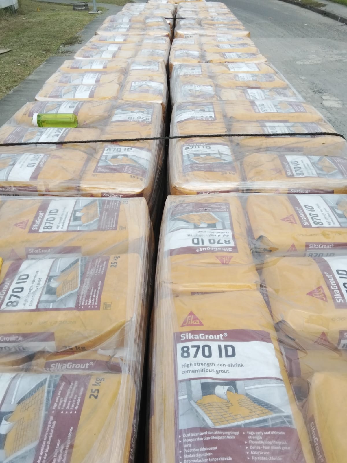 Pengiriman material Grouting SikaGrout 870 ID
